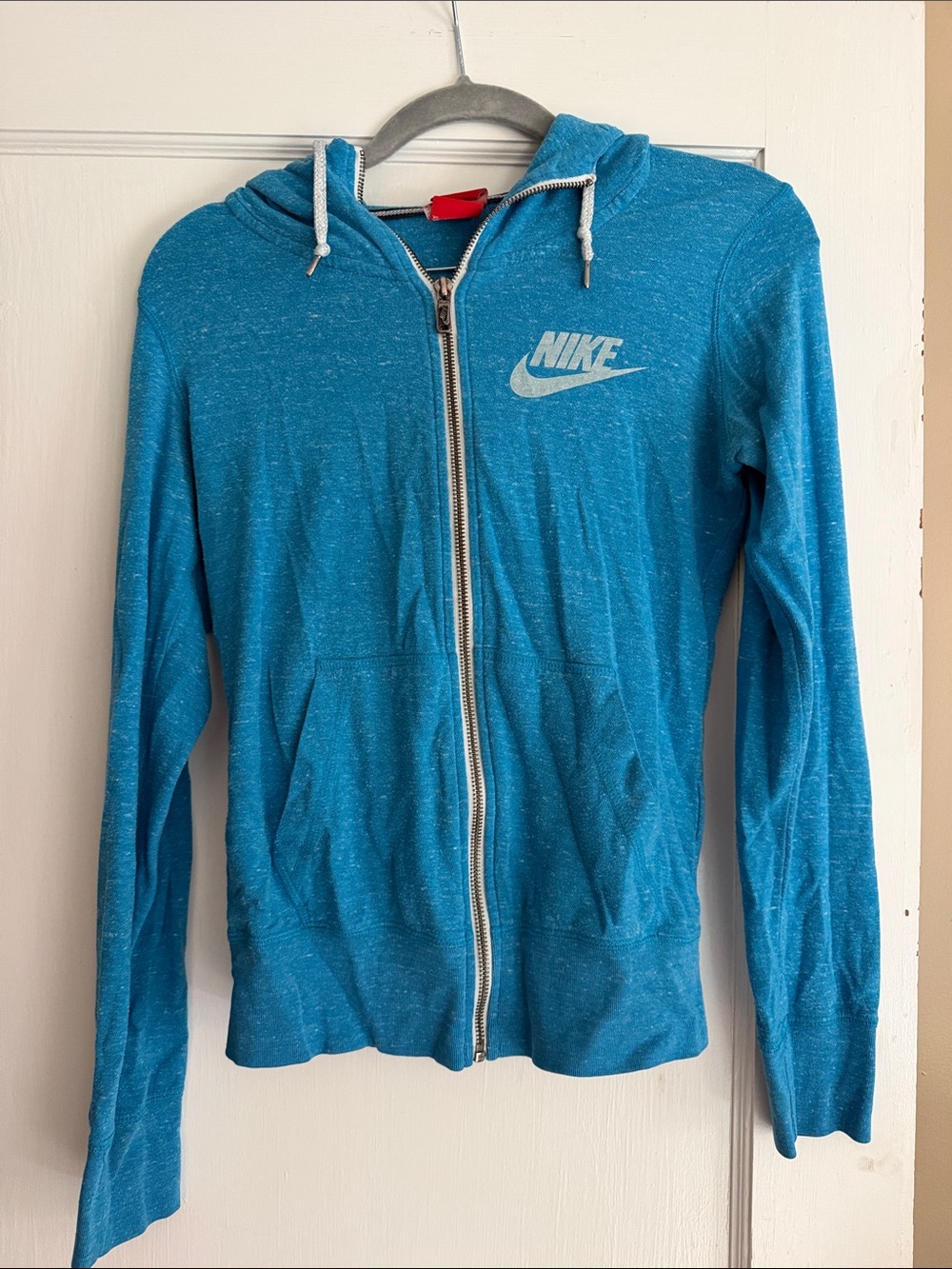 Nike Women's Teal Zip-Up Hoodie Jacket